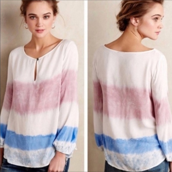 Anthropologie Holding Horses Tie Dye Top. EUC - Picture 1 of 7